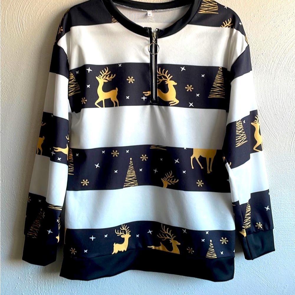 Holiday Crewneck Sweatshirt Size S